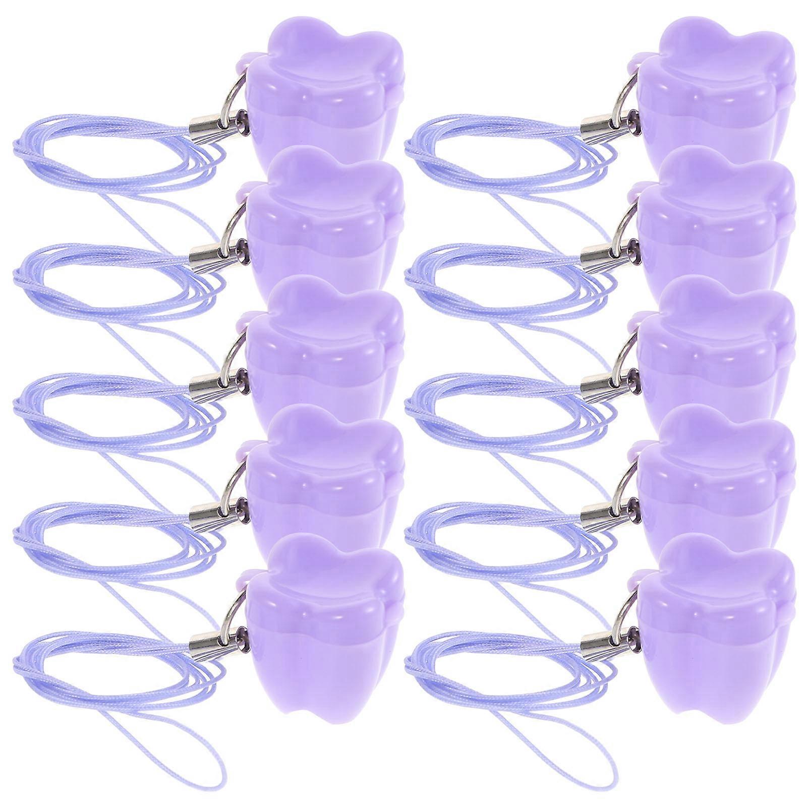 Baby Boy Keepsake Box Tooth Keepsake Box for Storage 10Pcs Purple