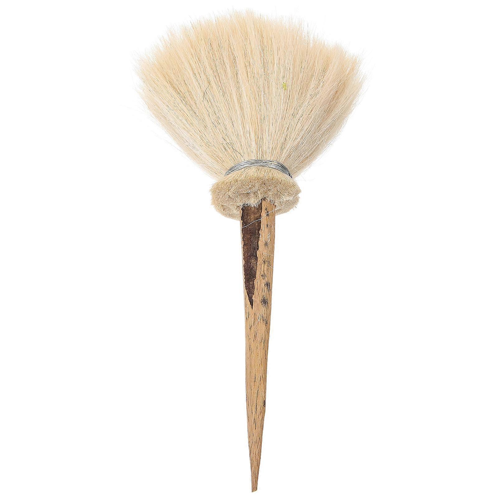 Pottery Paint Brush Wood Handle for Modeling Art 3Pcs Practical Tool