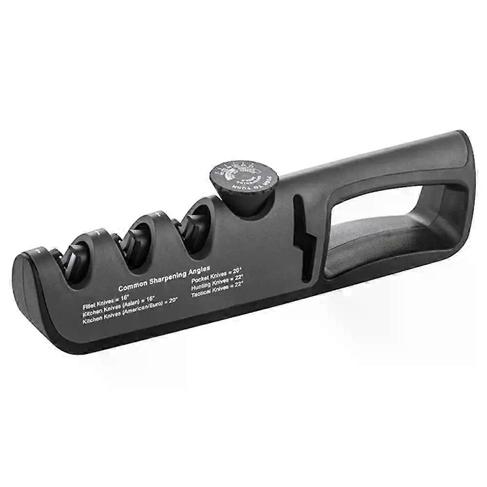 Knife Sharpener Angle Adjustable 4 Stages Scissors Sharpening Stone Professional Kitchen Grinder Knives Whetstone Sharpener Tool