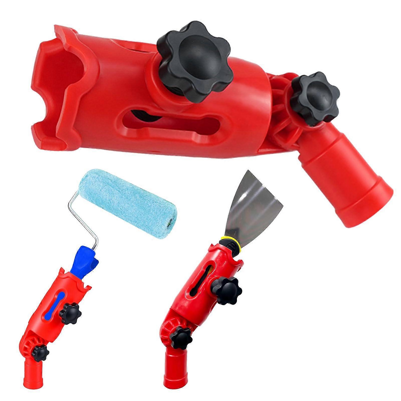 Paint Brush Extender with 180° Rotating Head and Paint Roller Extension Pole for  Ceilings
