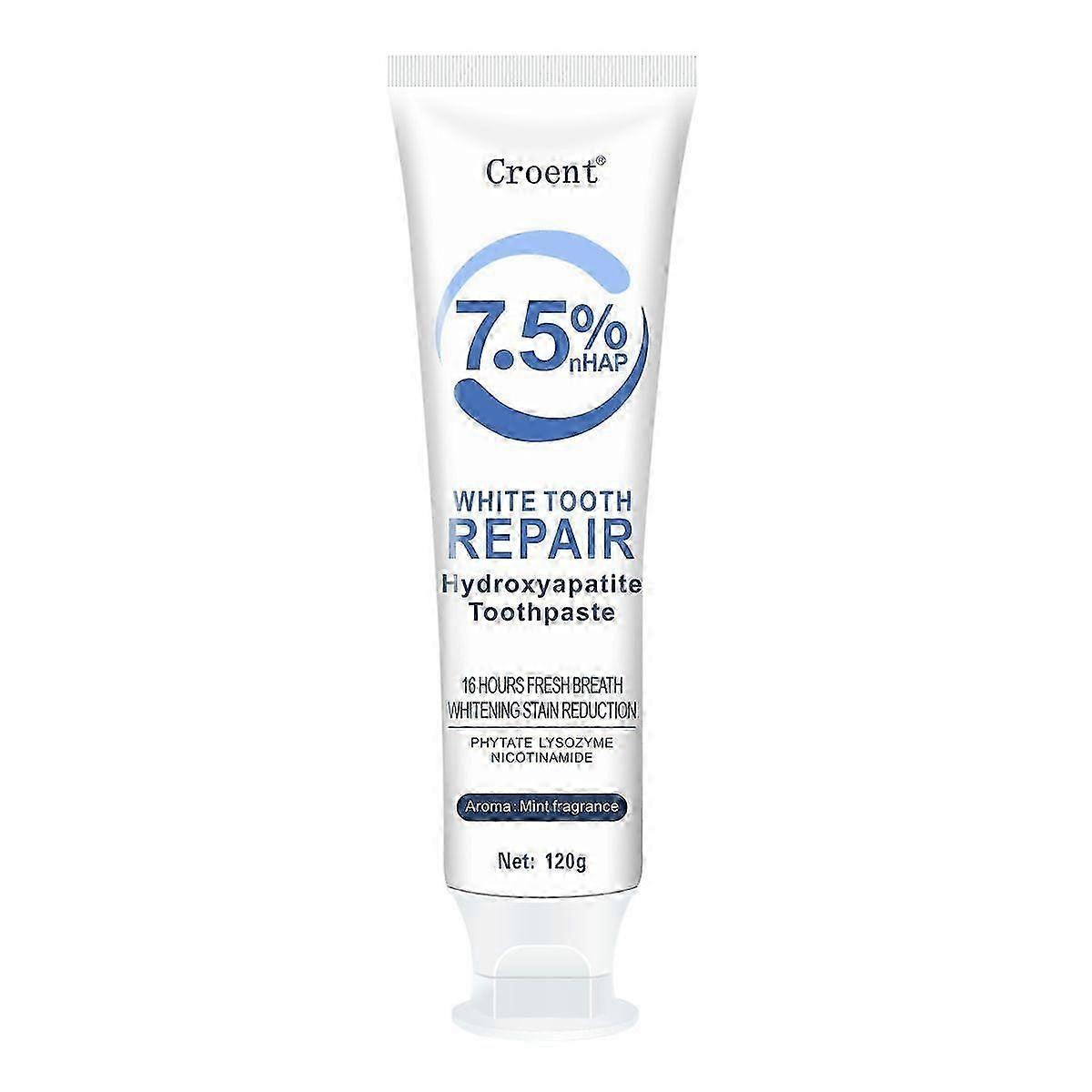 3PCS Hydroxyapatite Toothpaste for Advanced Enamel Protection, Gentle and Effective Formula, Fluoride-Free Toothpaste
