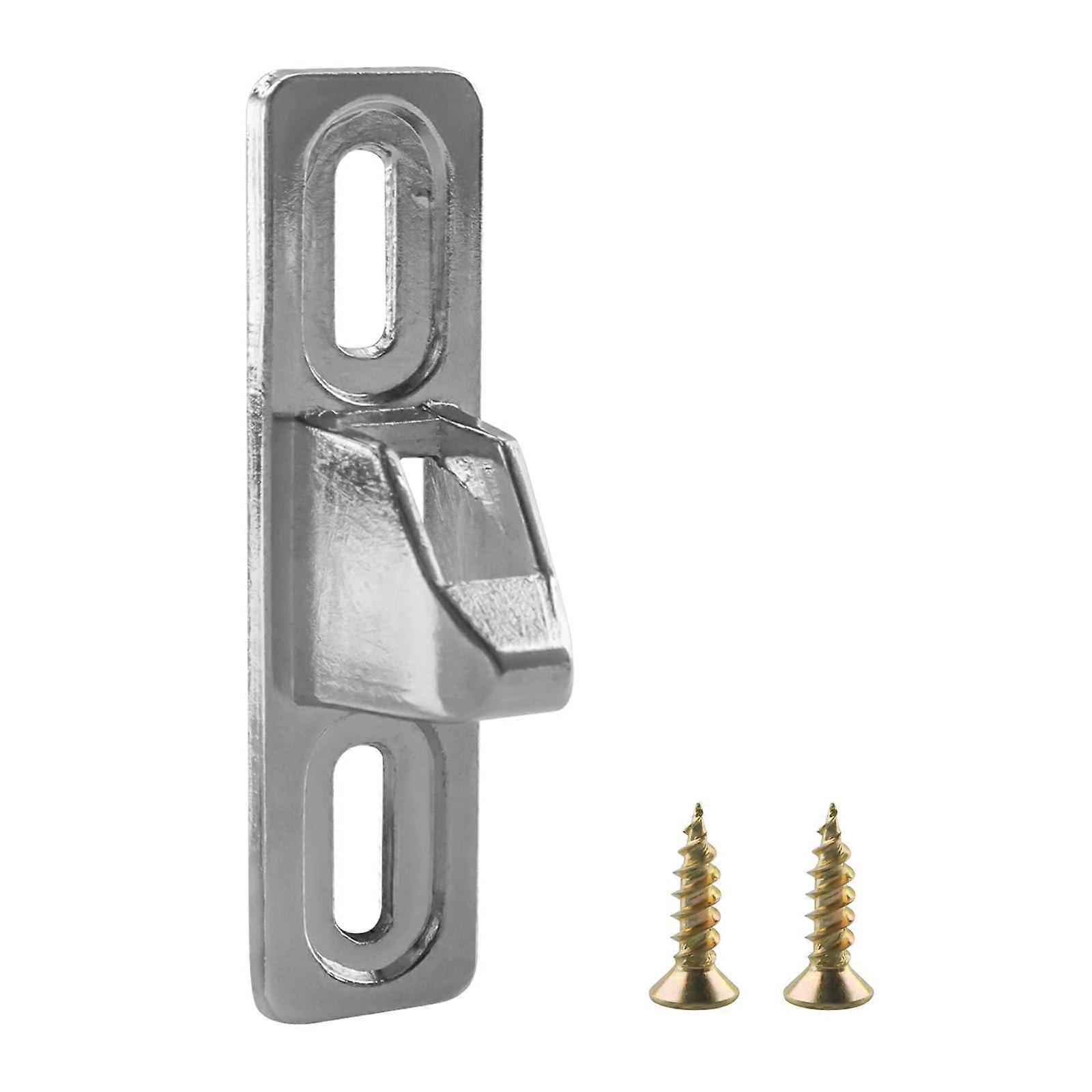 Sliding Glass Door Lock with Chrome Plated Diecast, Adjustable Latch Replacement for Patio Doors