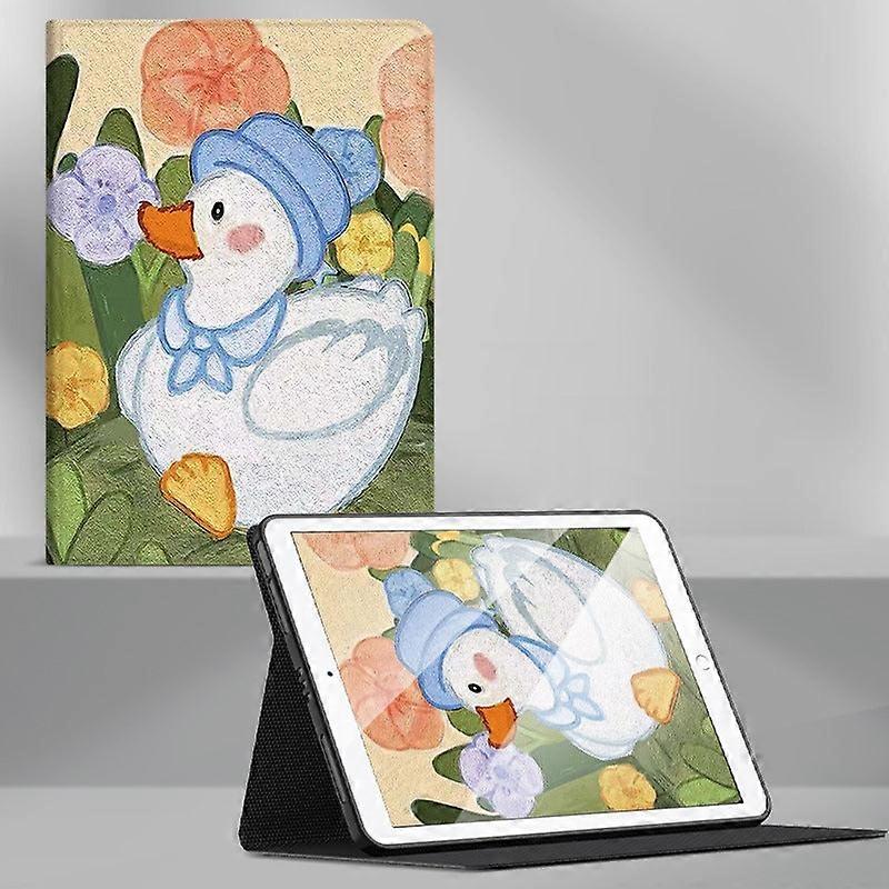 Stylish Case For Ipad 19/20/21 10.2 Book Walking Duck No3639