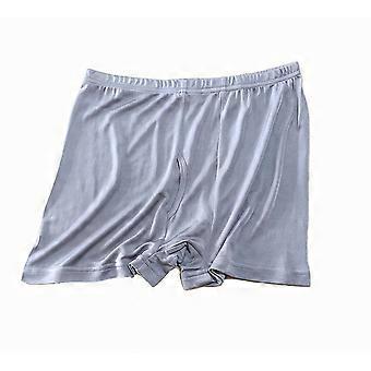 Men's 100% Silk Boxer Shorts Brief Underwear with Front Fly M L XL