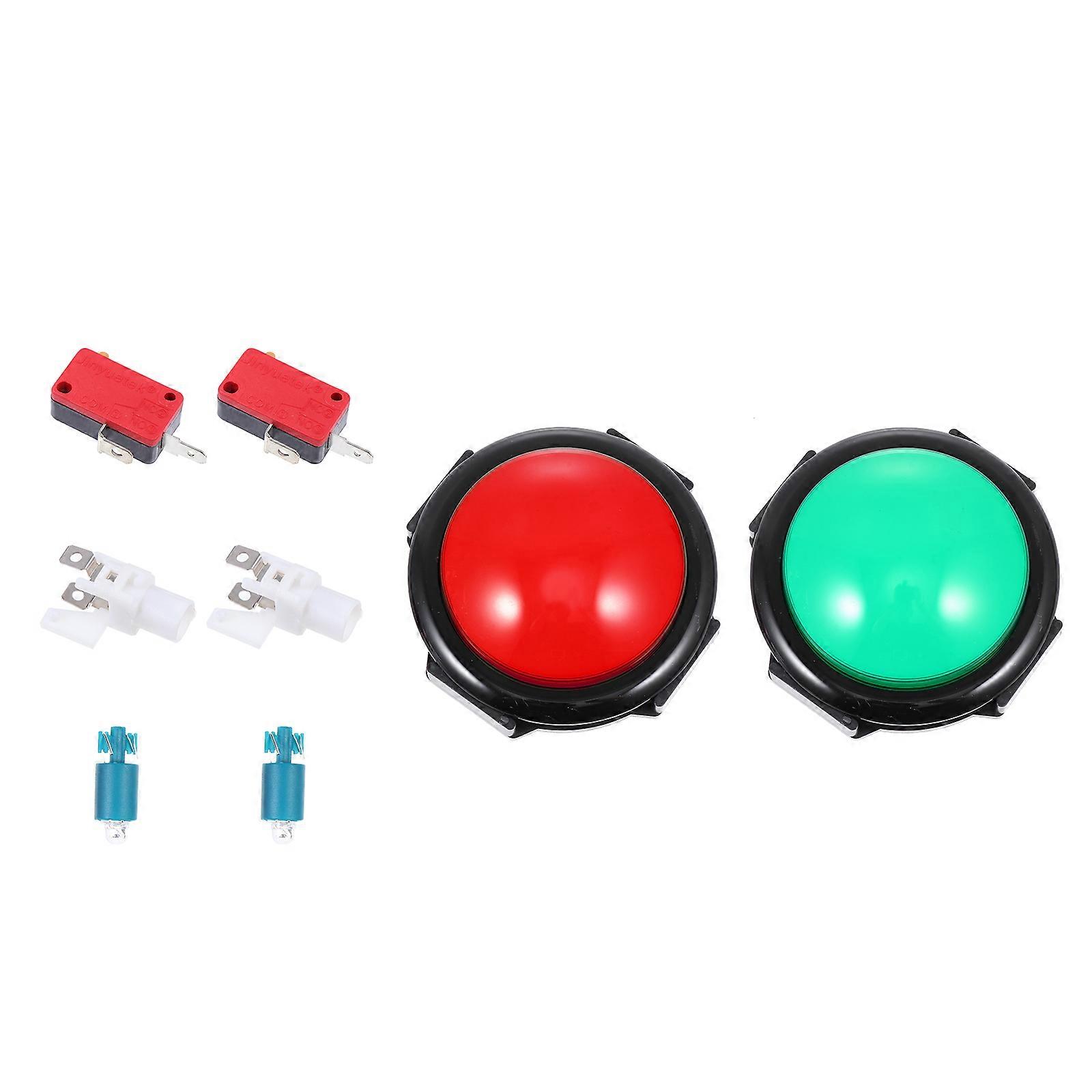 Game Answer Buzzer Electronic Responder Toy with Big Button 4Sets for Game