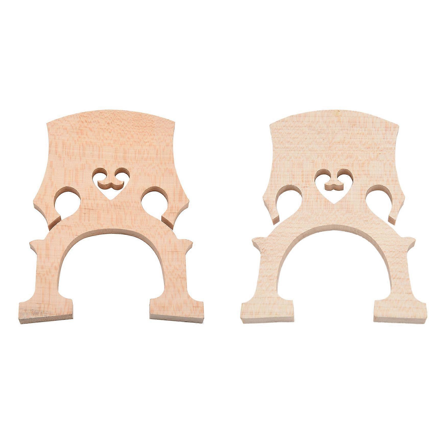 2x Professional Cello Bridge for 4/4 / 3/4 Size Cello Exquisite Maple Material
