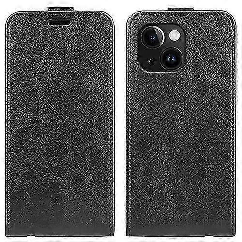 For iPhone 15 R64 Texture Single Vertical Flip Leather Mobile Phone Case 2025
