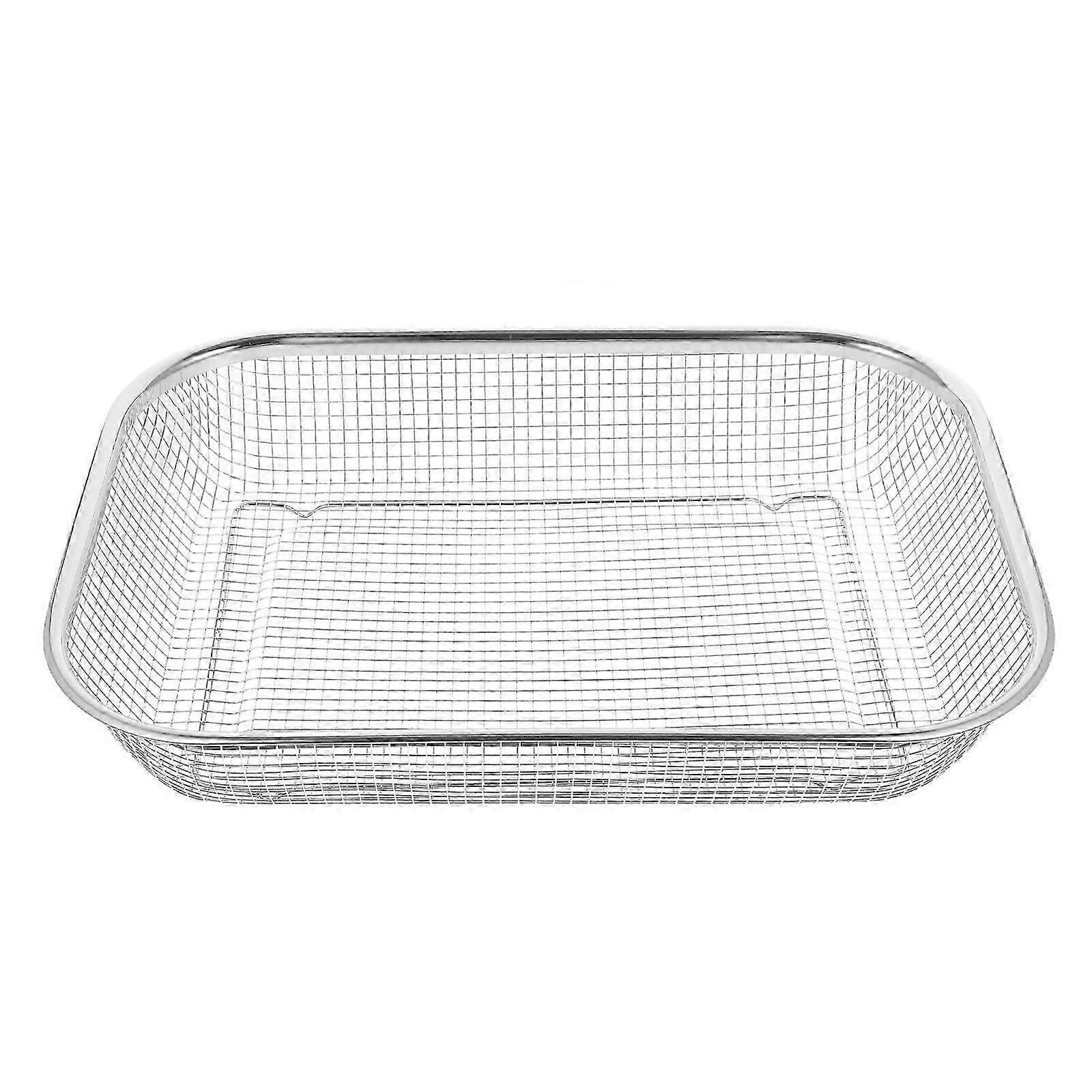 2026 Stainless steel rectangular strainer, fruit and vegetable washing