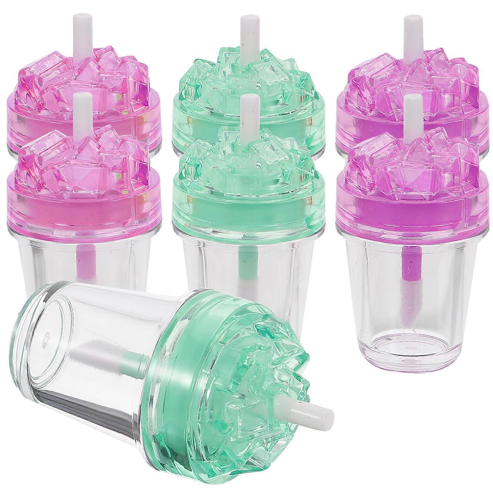 Lip Gloss Tubes Refillable Containers for Storage Use Plastic 7Pcs Kit