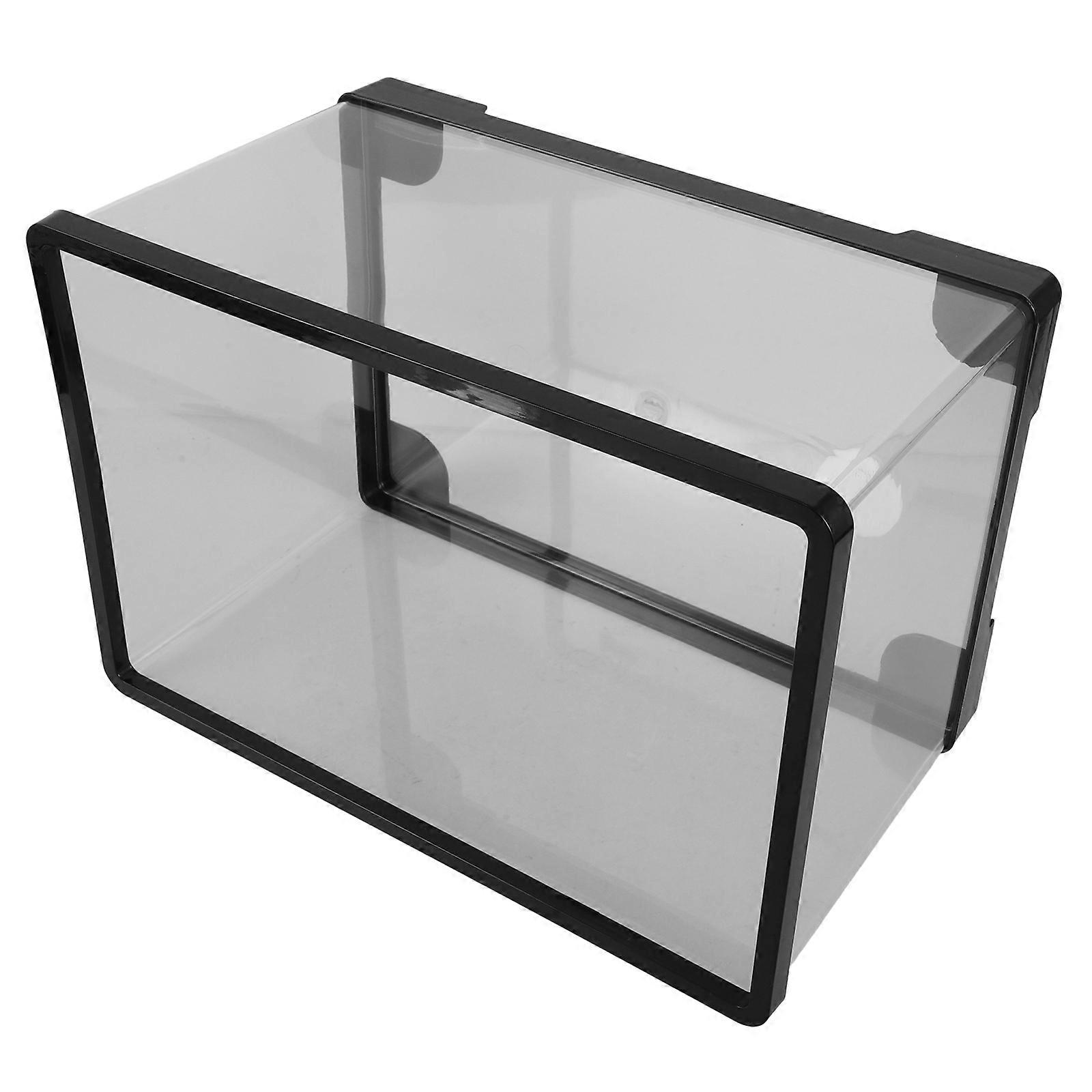 Acrylic Transparent Turtle Fish Tank for Display Small Desktop Aquarium