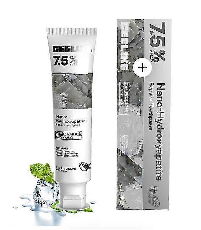 Nano Hydroxyapatite Toothpaste for Sensitive Teeth,Fresh Breath,Oral Care 120ml