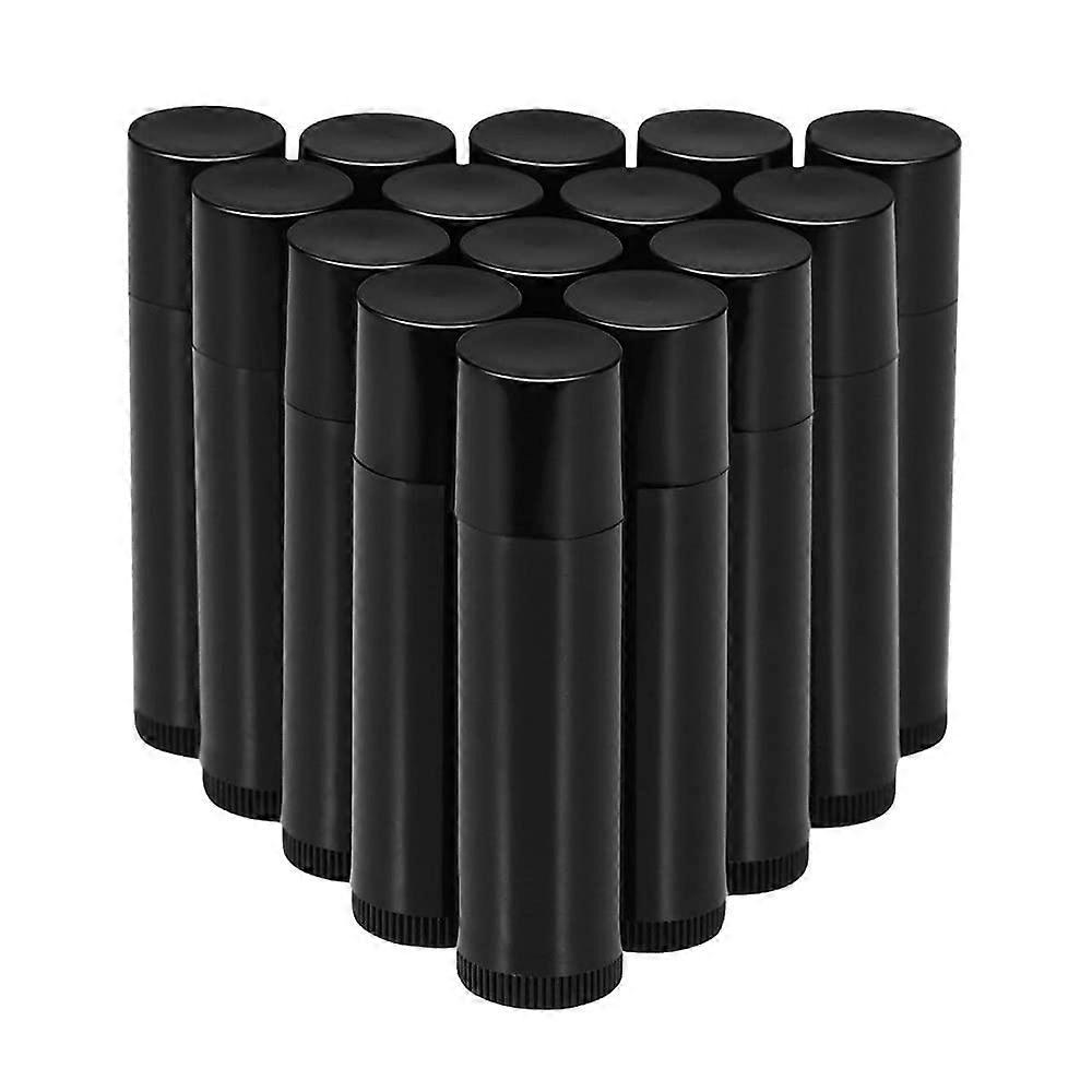 25 Pcs 5ml Black Empty Lip Balm Tubes Lip Gloss Containers LeakResistant Refillable for DIY