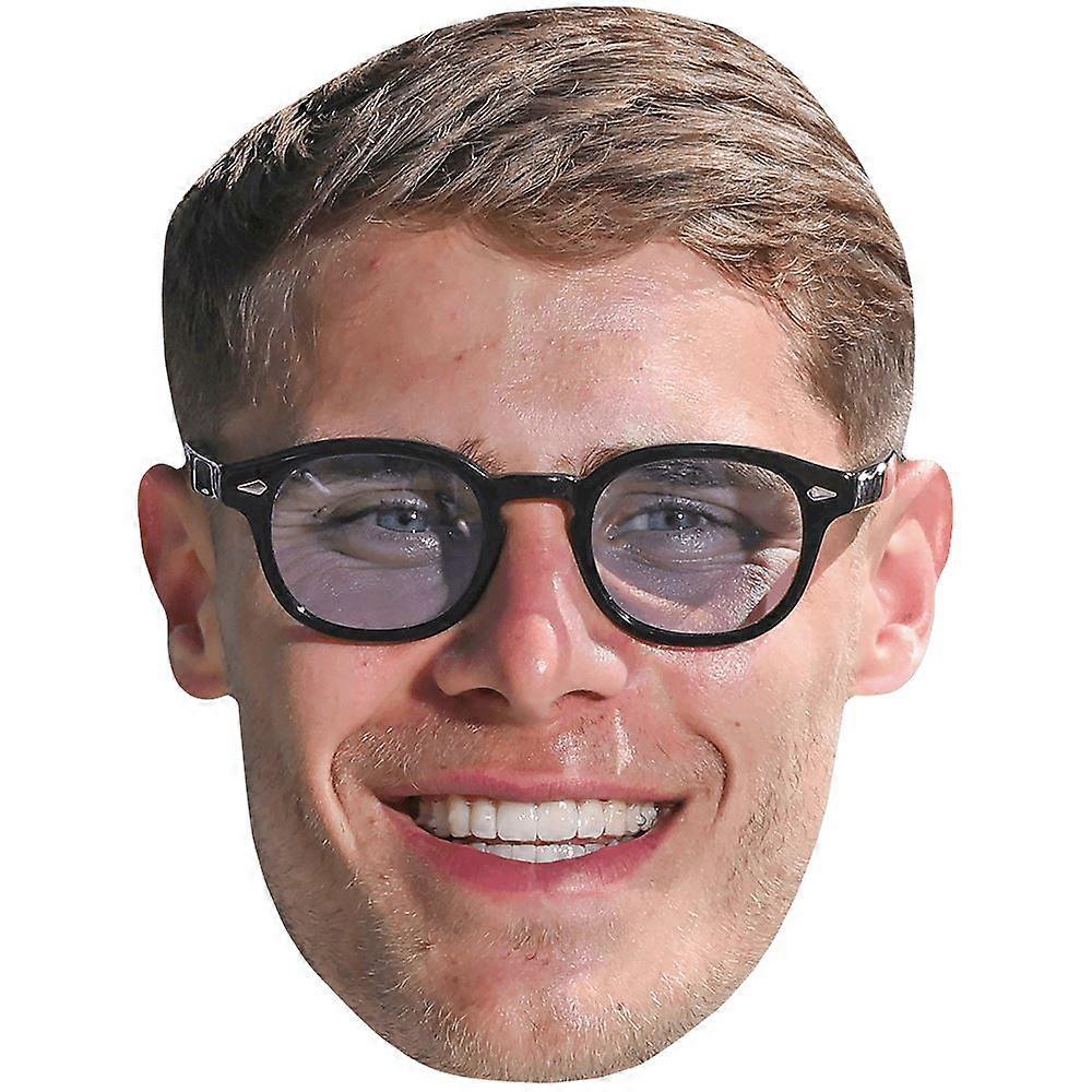 Micky Van De Ven (Glasses) Big Head. Larger than life mask.