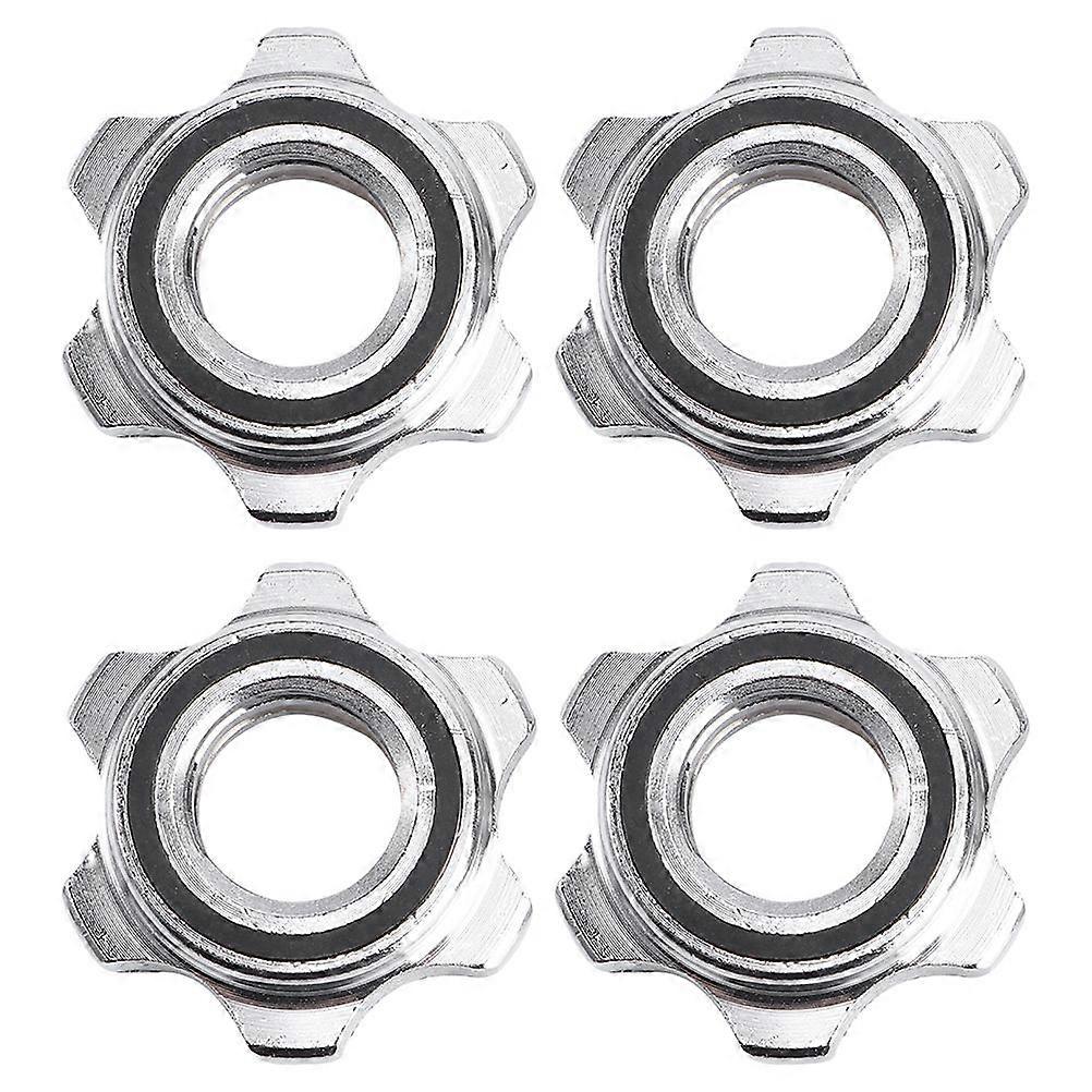 4pcs Anti-Slip Spin-Lock Collar Screw Casting Iron Hex Security Nut Buckle