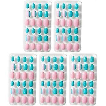 Children's Fake Nails, Safe ABS Material, 12 Sizes, Girls' Nail Art Decorations