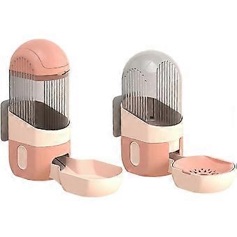 Hanging Automatic Pet Food Water Dispenser, Auto Gravity Cage Cat Food Bowl Dog Feeding Station for Puppy and Kitten Rabbit Chinchilla Hedgehog Ferret