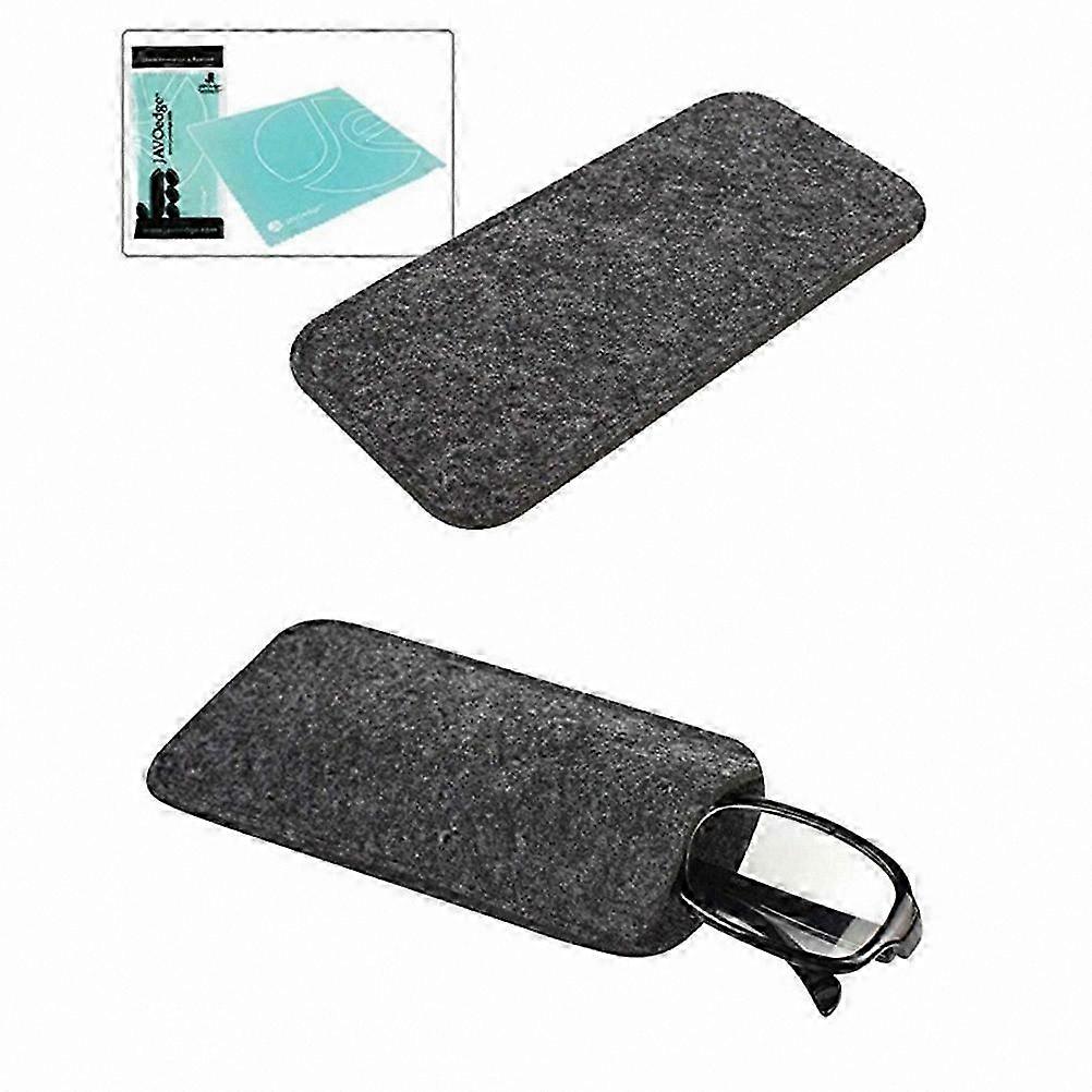 Protective Felt Pouches for Eyewear, 5-Pack Assorted Colors