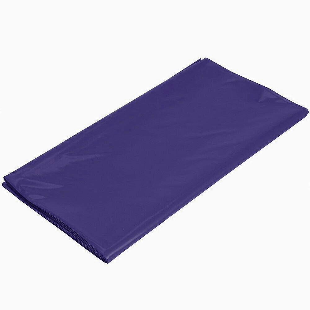 Purple Plastic Table Cover 54 x 108 Reusable Rectangular Tablecloth for Party and Events