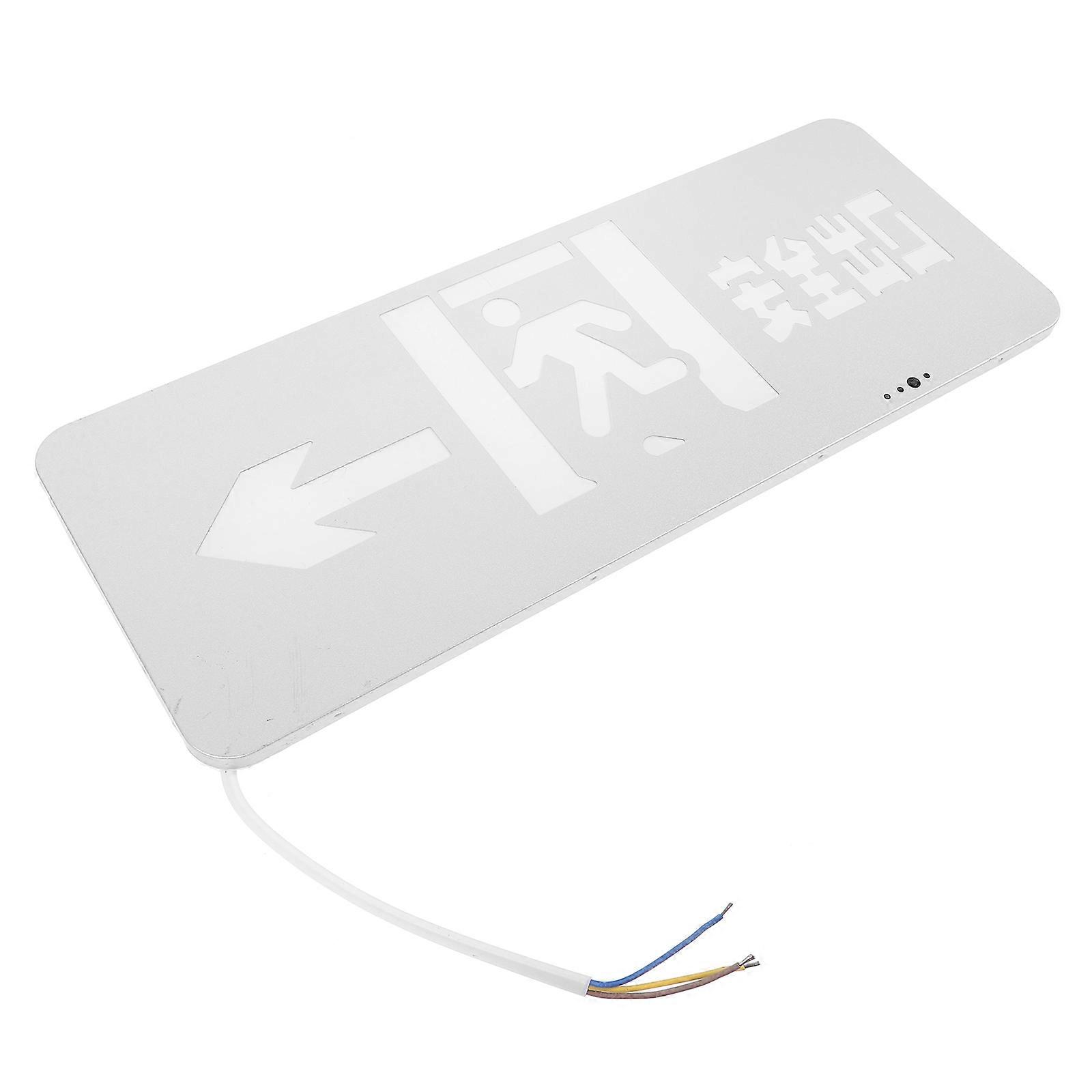 Exit Sign Hanging Emergency Light for Business 2Pcs LED Indicator for Safety