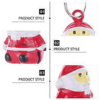 Kerstbelletjes ketting voor huisdieren, decoratie, 10 stuks, diverse kleuren, ijzeren hanger