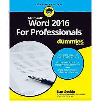La palabra 2016 para profesionales para Dummies