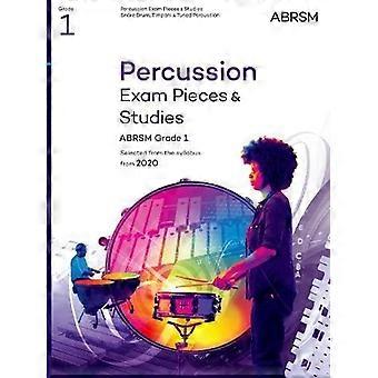 Slagverk Exam Pieces & Studies, ABRSM Grad 1: Utvald från kursplanen från 2020 (ABRSM Exam Pieces)