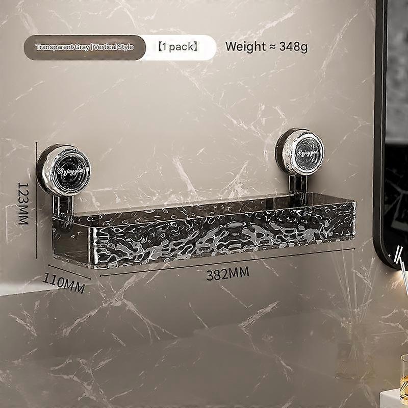 Bathroom Wall - Mounted No - Drill Mirror Cabinet Storage Rack