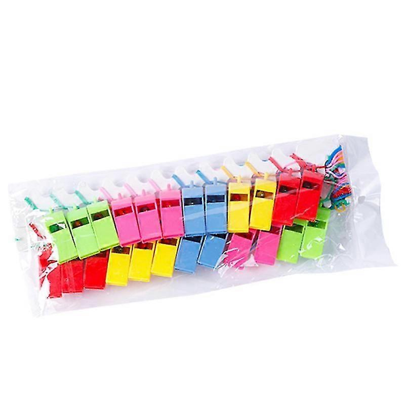 24pcs Whistle With Lanyard