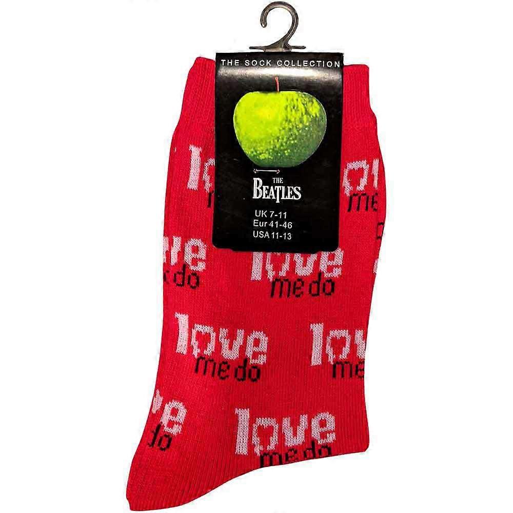 The Beatles Love Me Do Repeat Socks