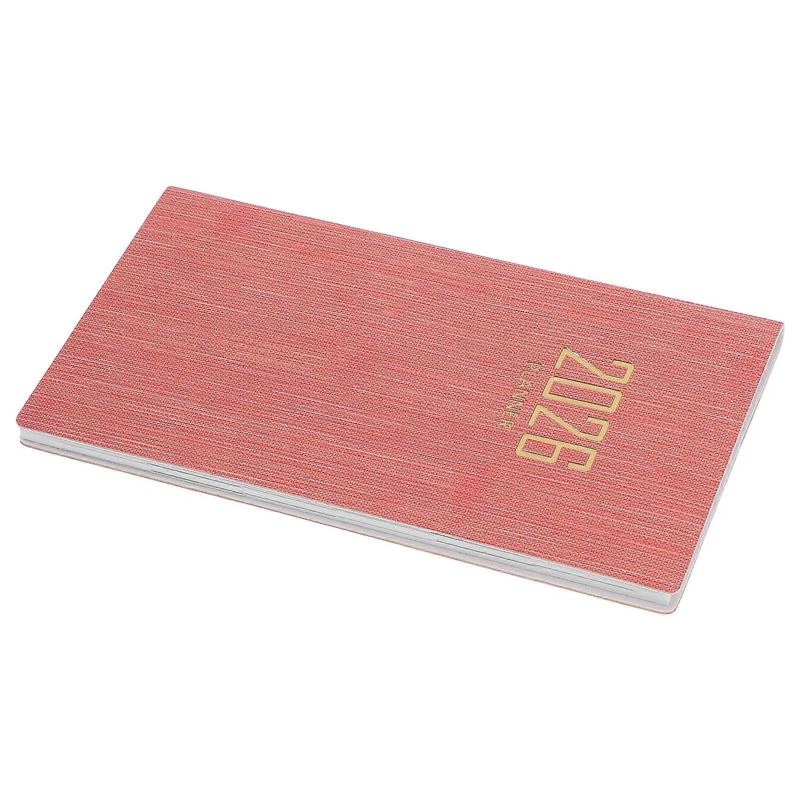 Small Planner Daily Schedule Notebook with Faux Cover 4Pcs Bundle