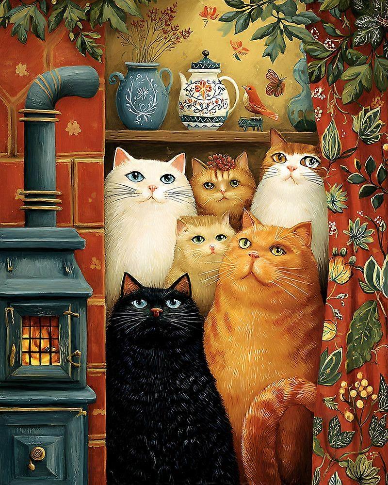 Hlavolam s mačkou V4094