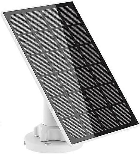Solar Panel for WESECUU Outdoor Security Camera with Weatherproof Adjustable Mount for Continuous Charging