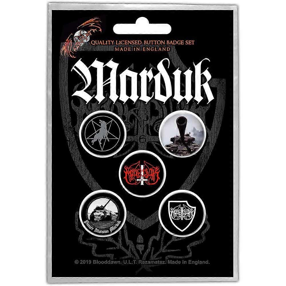 Marduk Panzer Division 5 x Pin Button Badge Pack