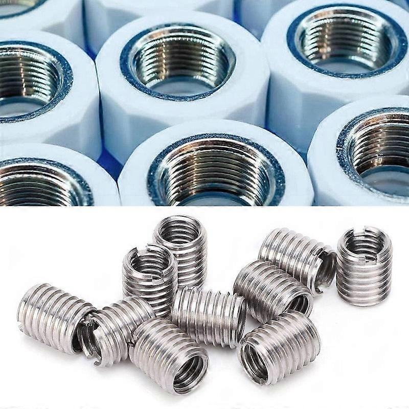 Nut Threaded Insert 10Pcs Repair Thread Reducing Screw Conversion Bushing Sleeve