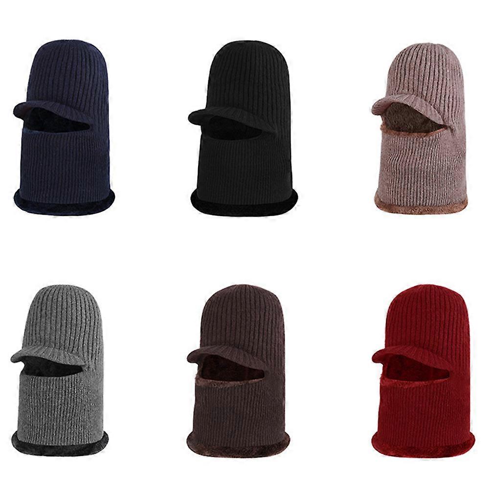 Wintermütze, Strickmütze, winddicht, grau
