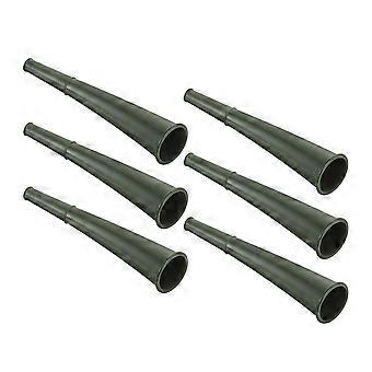 Portable Outdoor Signal Horn for Emergency 6Pcs Plastic Training Horns