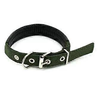 jianc-Dog collar, Teddy/Golden Retriever neck warmer, L size, 2.5cm wide, military green. Only 1 available, will be shipped randomly.
