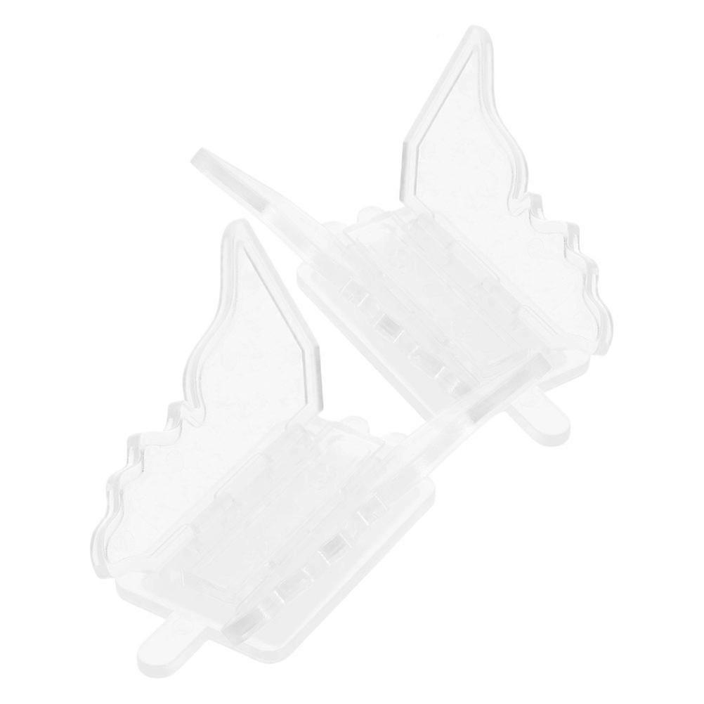 Transparent Window Lock Security Bar for Home Use 2Pcs ABS Material