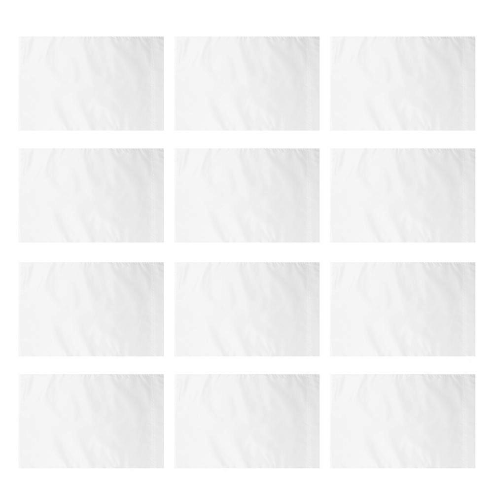 Blank Garden Flags Polyester DIY Making Flag Decors with 12Pcs
