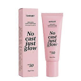 Glow-Boosting Sunscreen, SPF50+ No-Cast Water-Resistant Sun Protection