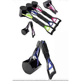 Dog Poop Scooper Foldable Long Handle Pet Poop Waste Pick Up Portable Picker