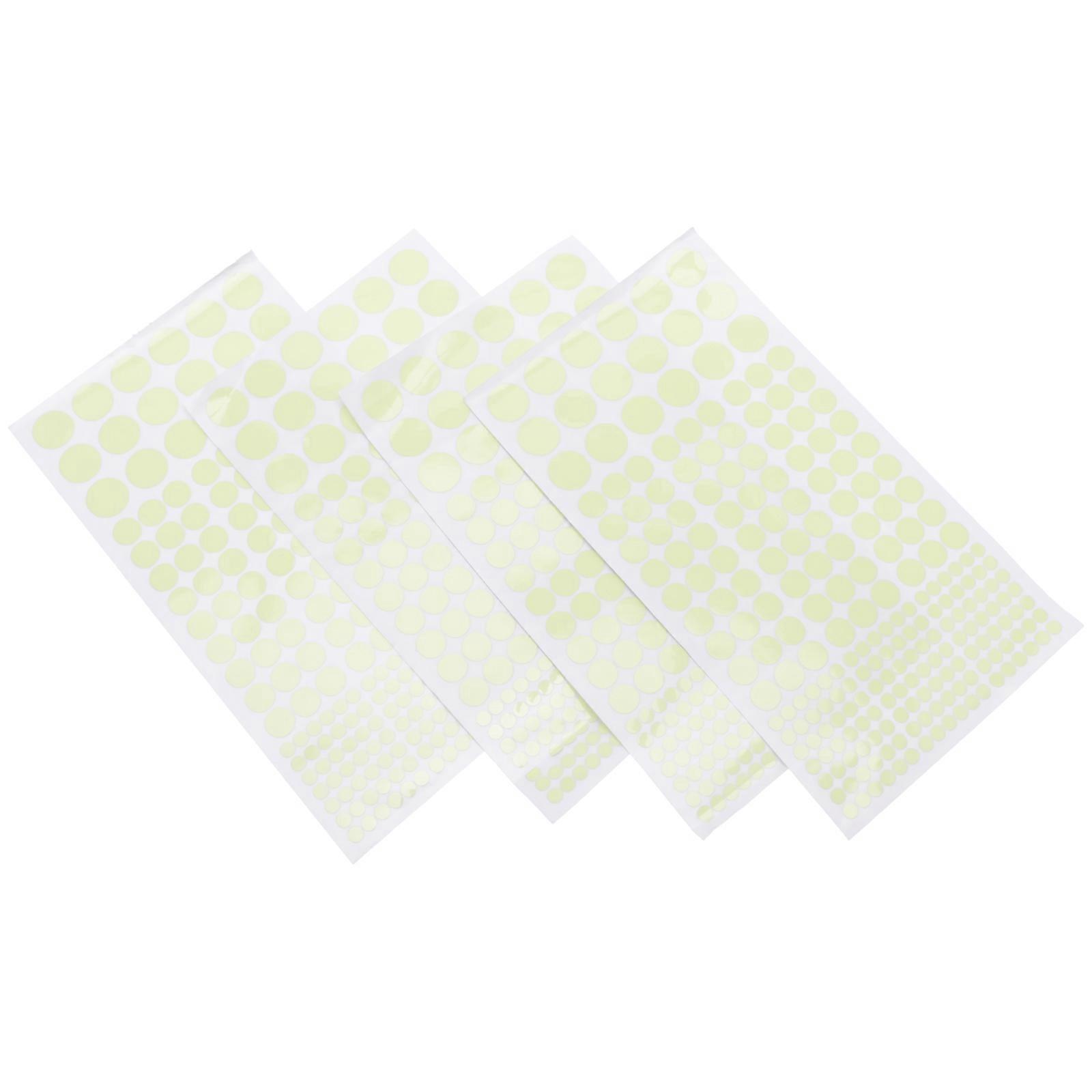 Dot Shape Wall Decal for Decoration 4Sets Luminous Removable Sticker