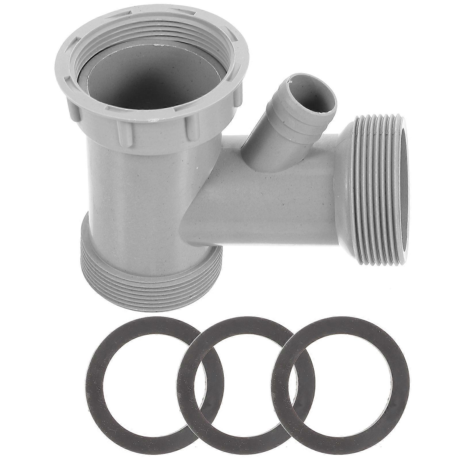Sink Drainpipe Adapter 4-way Kitchen Branch Connector Extension Coupling Adapter