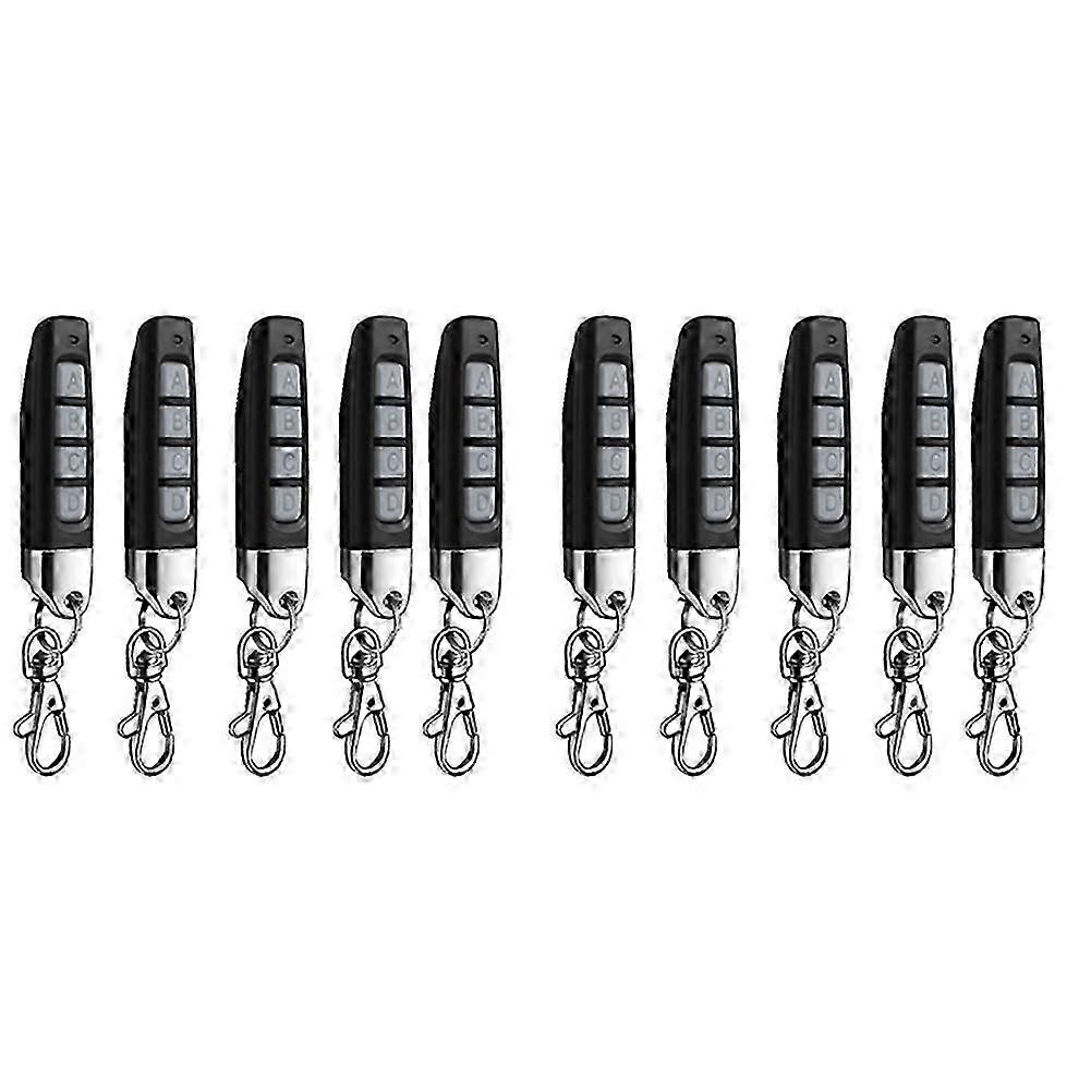 10pcs 433MHz Remote Control Compact Wireless Duplicator Compatible withGarage Doors Gates Systems Universal Compatibility