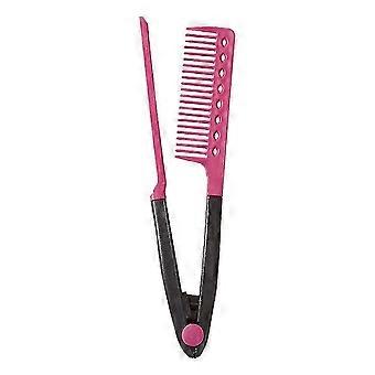 Professionele hittebestendige stylingkam voor het stijlen en gladmaken van haar met ergonomische antisliphandgreep Geschikt voor nat en droog gebruik
