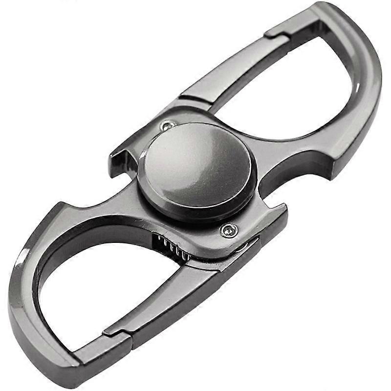 Silver 3 in 1 Bottle Opener Keychain, Multi-Function Key Ring (Gift Box)