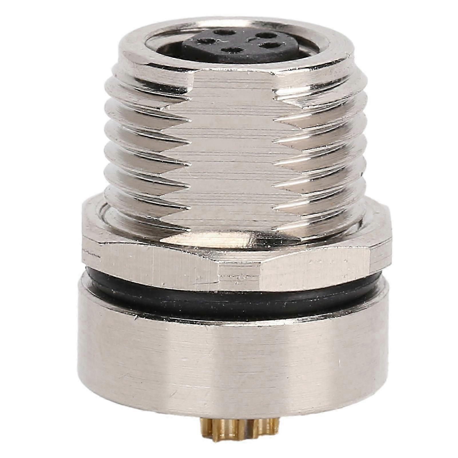 M8FS5 Panel Mounted 5pin Waterproof Socket Plug Adapter Connector PA