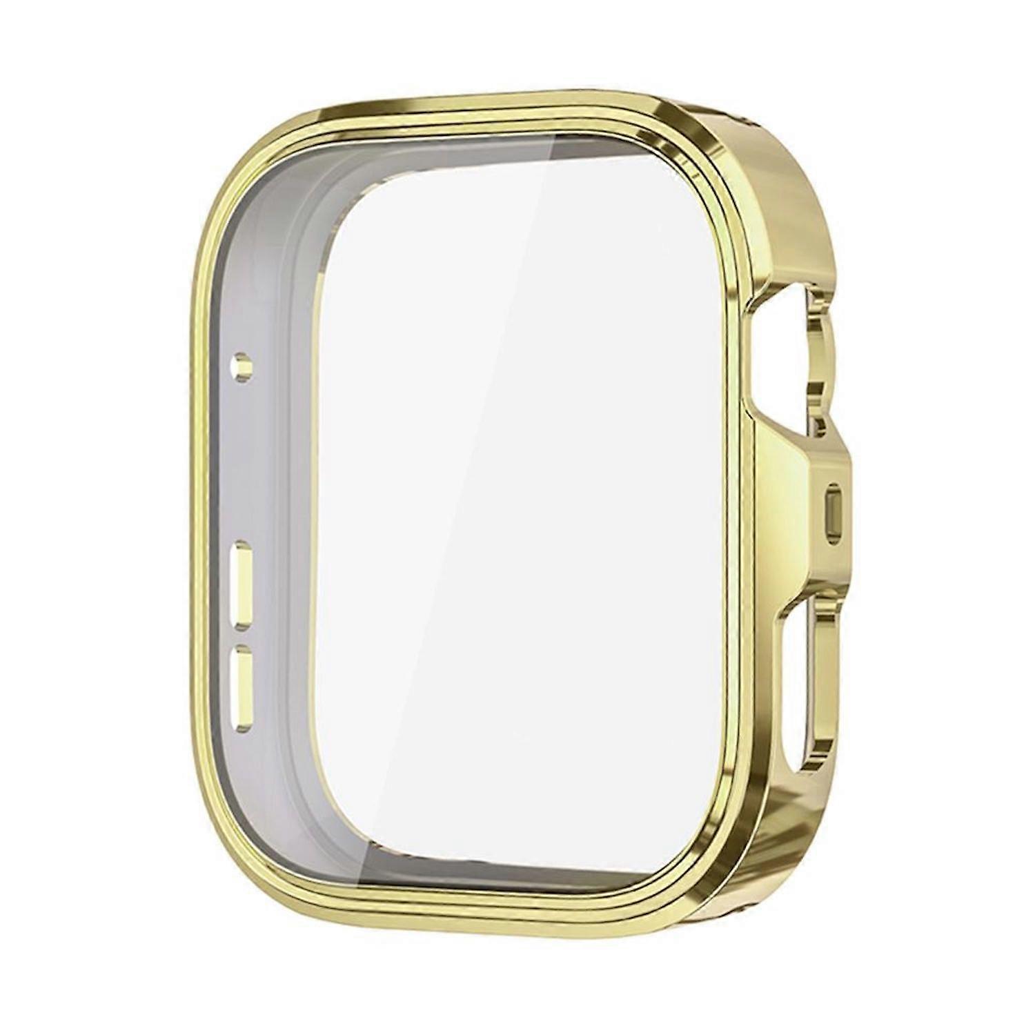 For Huawei Watch Fit 4 Pro Electroplated Full Cover TPU Smart Watch Protective Case Gold