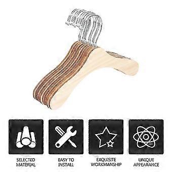 25-26 10Pcs Household Pet Hangers Professional Cat Hangers Wooden Dog Clothes Hangers 26-27
