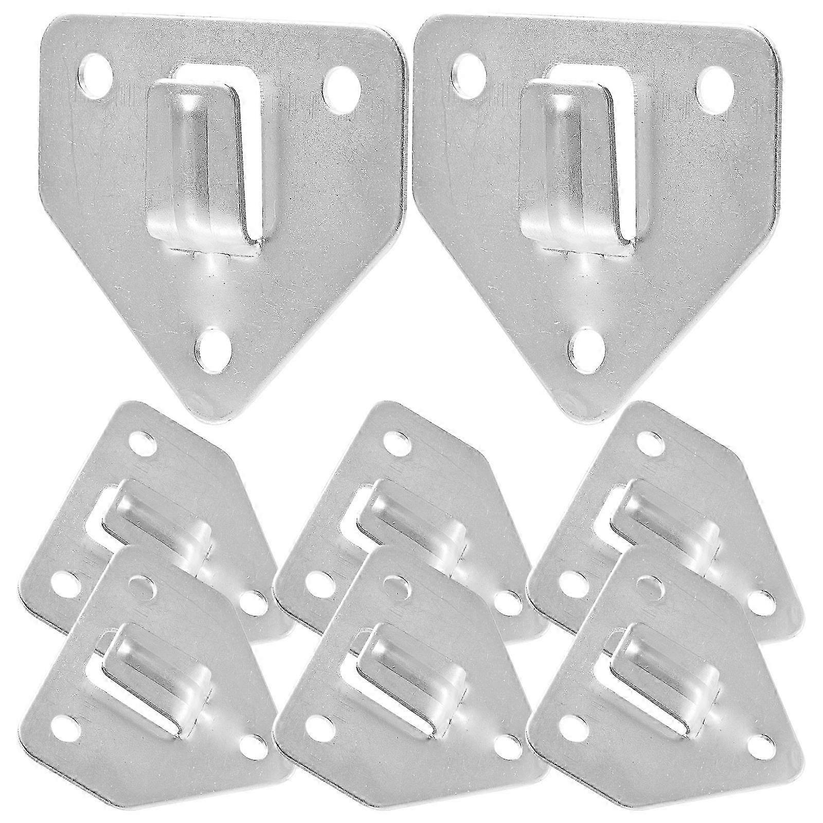 Wall Mounted Fire Extinguisher Bracket Space Saving Quick Access Iron 8Pcs